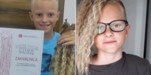 Dirljiva priča iz Bihaća: Dječak puštao kosu kako bi je donirao malim herojima