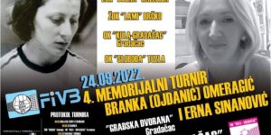Četvrti memorijalni odbojkaški turnir u Gradačcu u znak sjećanja na Ernu Sinanović i Branku Omeragić